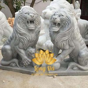 Tượng sư tử - Đá Mỹ Nghệ Long Đá - Công Ty TNHH Điêu Khắc Đá Mỹ Nghệ Long Đá